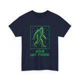 404 Not Found Bigfoot T-Shirt | Digital Matrix Sasquatch Tee