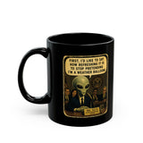 Alien Press Conference Mug | Black Ceramic 11oz or 15oz