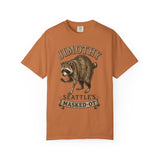 Jimothy Seattle's Mascot "Masked-OT" Raccoon Shirt, Vintage Trash Panda T-Shirt, Funny Graphic Tee, Quirky Seattle Mascot Unisex