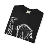 Jimothy Raccoon T-Shirt, Funny Cryptid Trash Panda Graphic Tee, Sketch design, Comfort Colors