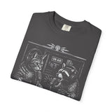 Feral Cat Podcast Shirt, Stay Wild Stay Feral T-shirt, Funny Raccoon Trash Panda Graphic Tee, Animal Podcast Gift, Comfort Colors