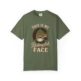 Resting Fish Face Shirt, Funny Fishing T-Shirt, Sarcastic Fisherman Graphic Tee, Trout Bass Angler Gift, Humorous Outdoor Unisex T-shirt