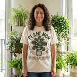 Plant Mom Shirt - Certified Plant Whisperer Graphic Tee, Comfort Colors, Gift for Plant Lover Garden Aesthetic Apparel