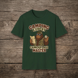 Camping Expert, Camouflage Master Bigfoot T-Shirt, Sasquatch Shirt, Funny Camping Tee, Sarcastic Outdoors Shirt, Outdoor Lovers Gift