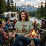 Camping Expert, Camouflage Master Bigfoot T-Shirt, Sasquatch Shirt, Funny Camping Tee, Sarcastic Outdoors Shirt, Outdoor Lovers Gift