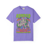 ADHD&D Dragon Castle Roll For Concentration T-Shirt | DnD Dice RPG Tee