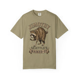 Jimothy Seattle's Mascot "Masked-OT" Raccoon Shirt, Vintage Trash Panda T-Shirt, Funny Graphic Tee, Quirky Seattle Mascot Unisex