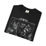 Feral Cat Podcast Shirt, Stay Wild Stay Feral T-shirt, Funny Raccoon Trash Panda Graphic Tee, Animal Podcast Gift, Comfort Colors