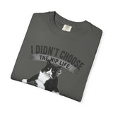 Cat Smoking a Cigarette | Funny Cat Meme T-Shirt | Catnip Humor Tee