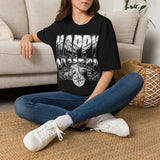 Happy Camper T-Shirt | Mountain Graphic Camping Tee, Outdoor Adventure Shirt & Nature Lover Gift