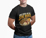 Funny Thanksgiving Shirt, Only Here For The Side Dishes T-Shirt, Turkey Day Shirt, Funny Foodie Gift, Thanksgiving Dinner Apparel