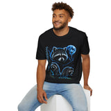 Jimothy Raccoon Moon Shirt, Funny Viral Meme T-Shirt, Retro 90s Graphic Vintage Trash Panda Tee