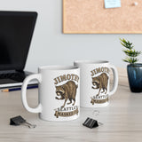 Jimothy Seattle's Masked-Ot Raccoon Mug, Funny Raccoon Coffee Cup, Trash Panda Humor Gift, Pacific Northwest Souvenir, Quirky Mascot Mug