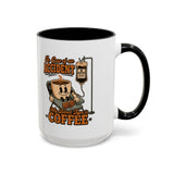 In Case of an Accident My Blood Type is Coffee Mug | Accent Coffee Mug