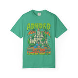 ADHD&D Dragon Castle Roll For Concentration T-Shirt | DnD Dice RPG Tee