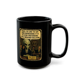 Alien Press Conference Mug | Black Ceramic 11oz or 15oz