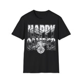 Happy Camper T-Shirt | Mountain Graphic Camping Tee, Outdoor Adventure Shirt & Nature Lover Gift
