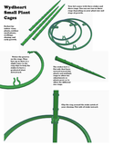 Adjustable Plant Cage Support, Trellis  for small indoor or outdoor flowers or vines, 3D Printed, Durable PETG, easy assembly