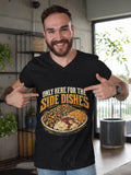 Funny Thanksgiving Shirt, Only Here For The Side Dishes T-Shirt, Turkey Day Shirt, Funny Foodie Gift, Thanksgiving Dinner Apparel