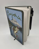 Personalized Adventure Journal, Custom Name, Fishing Enthusiast Notebook with Pen Loop, Gift for Him
