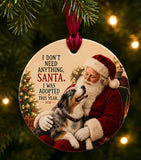 Pet Adoption Christmas Ornament, Dog First Christmas, Forever Home Ornament,  Keepsake Pet Adoption Gift, Gotcha Day Ornament