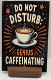 Sarcastic Metal Desk Sign, Funny Office Decor, 4x6" with Stand, Desk Sitter