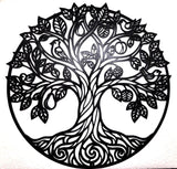 Tree of Life Wall Decor - Large Round 3D Wall Art - Inspired Living Room Hanging
