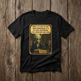 Alien Disclosure Illustration T-Shirt | Humorous Political UFO Design