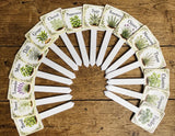 Garden Stakes, Herb Markers, Weatherproof UV Cured ink, Durable Unique Plant Labels, Unique Garden Gift,