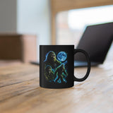 Neon Sasquatch Moon Mug | Bigfoot Coffee Cup