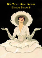 Fabulous Birthday Greeting Card Vintage Advertising Art Remastered Enhanced