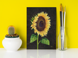 Poster Print Bright Sunny Sunflower Varied Sizes from Original Art Painting by Rosie Wylder