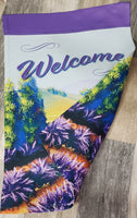 Tuscan Lavender Fields Garden Flag from Art by Rosie Wylder