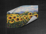 Poster Print Sunflower Fields from painting by Rosie Wylder