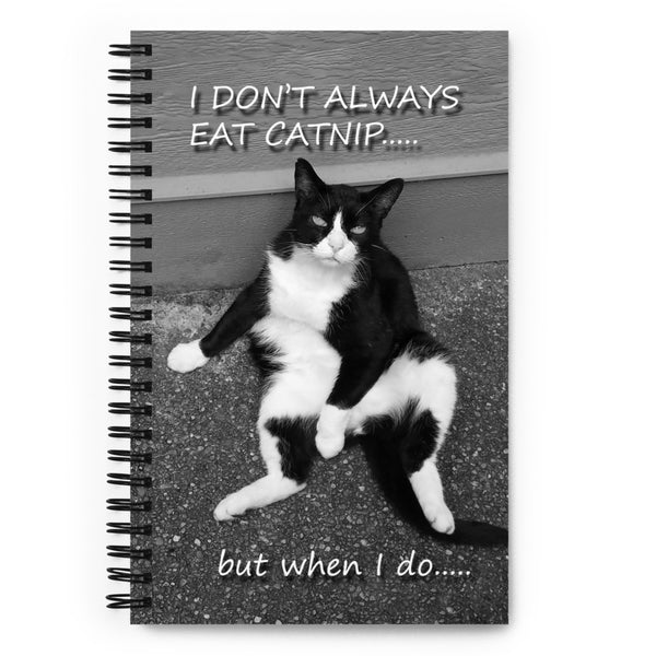 Catnip Kitty Spiral notebook
